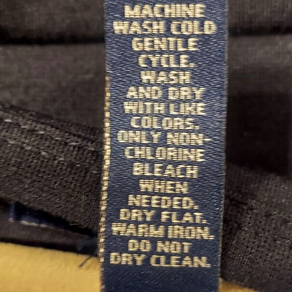 Banana Republic Halter/Tank Skater Styled Dress in Black Stretch Fabric size 8 - Picture 12 of 12